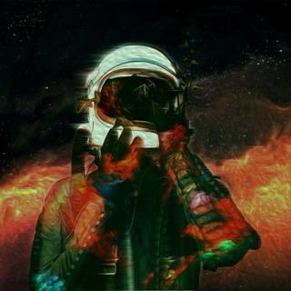 Astronaut space screensaver anime wallpaper