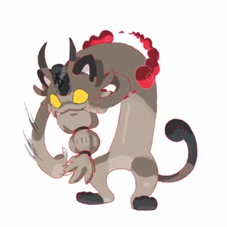 Galarian Meowth wallpaper