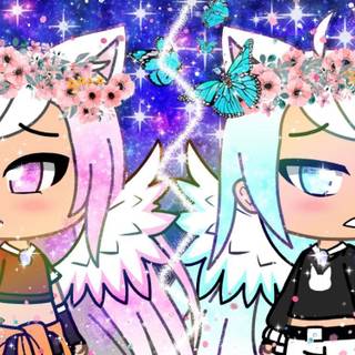 Gacha Life twins wallpaper
