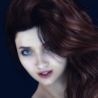 Anime 3D girls wallpaper