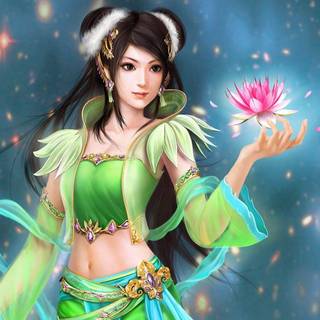 Anime 3D girls wallpaper