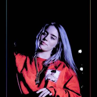 Billie Eilish black wallpaper