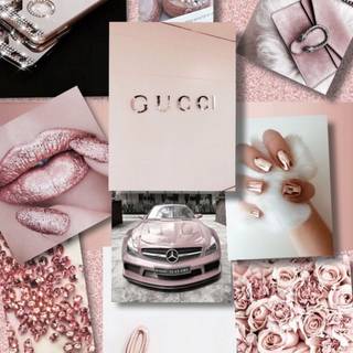 Rose gold aesthetic wallpaper