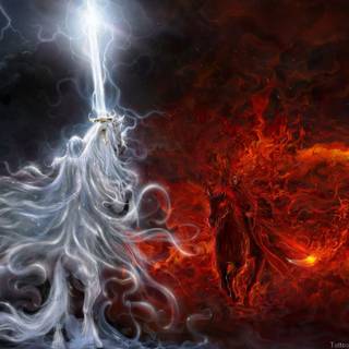 Good vs evil anime wallpaper