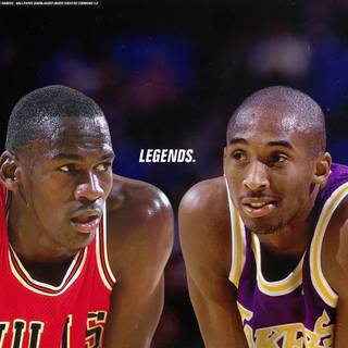 MJ and Kobe wallpaper