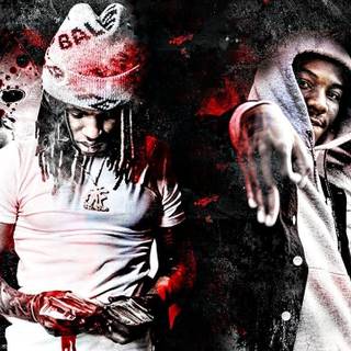 SimxSantana and King Von wallpaper