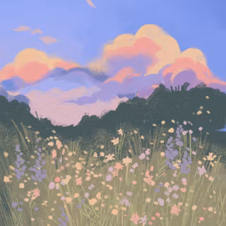 Anime aesthetic painting wallpaper