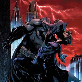 Catwoman and Batman wallpaper