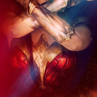 Wonder Woman eagle suit wallpaper