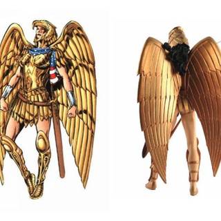 Wonder Woman eagle suit wallpaper