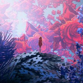 Spring surreal wallpaper