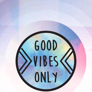 Good vibes only anime wallpaper
