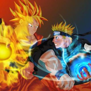 Goku and Naruto full power wallpaper