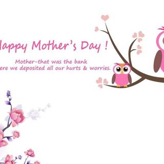 Purple Mother's Day wallpaper