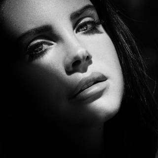 Women face black white wallpaper