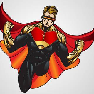 Superhero art wallpaper