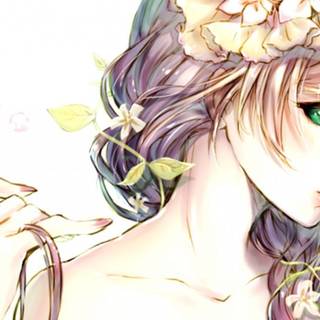 Beautiful girl anime HD wallpaper