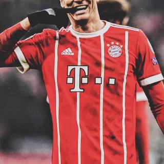 Robert Lewandowski iPhone wallpaper
