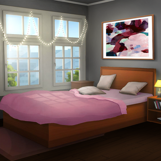 Anime bedroom wallpaper