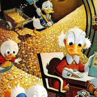 Desktop Rich Donald Duck wallpaper