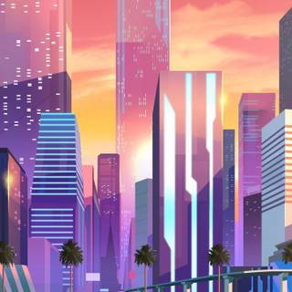 Aesthetic building wallpaper