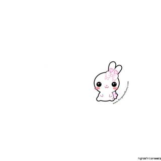 Cute kawaii bunny wallpaper