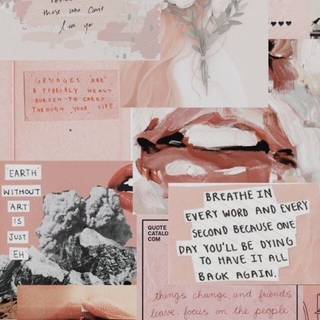 Aesthetic collages wallpaper