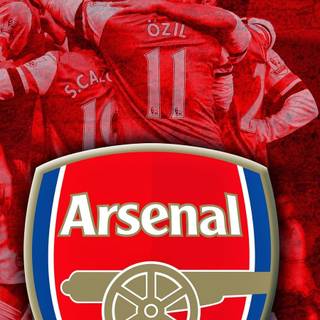 Arsenal logo HD iPhone wallpaper