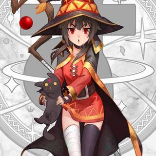 Megumin Android HD wallpaper