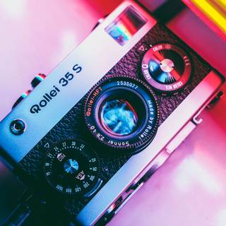 Retro neon 1080p wallpaper