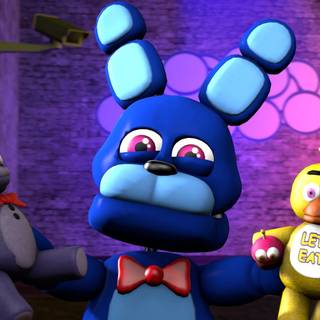 Foxy x Bonnie FNAF wallpaper