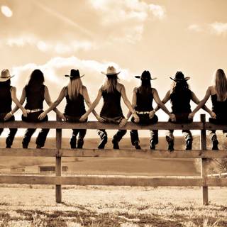 Country women wallpaper
