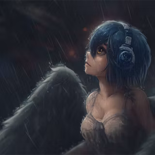 Anime girls headphones wallpaper