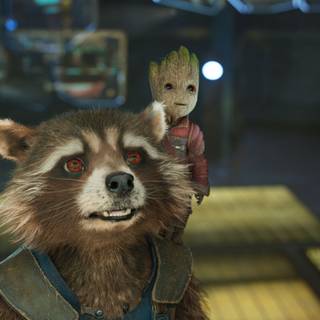 Rocket Groot wallpaper
