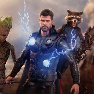 Rocket Groot wallpaper