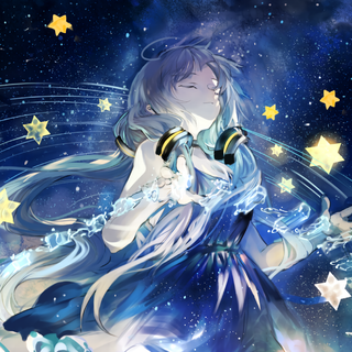 Anime stars aesthetic desktop wallpaper