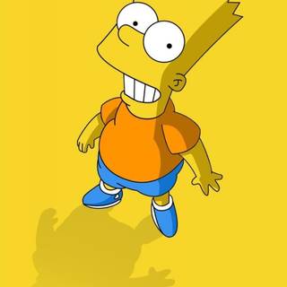 Depressed Bart Simpson HD iPhone wallpaper