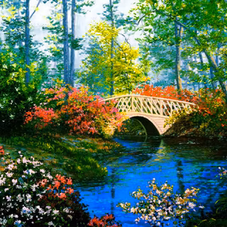 Park spring wallpaper