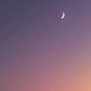 iPhone crescent moon wallpaper