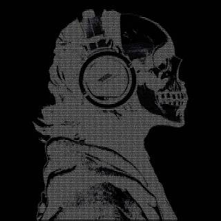 Skull headphone wallpaper