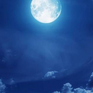 iPhone crescent moon wallpaper