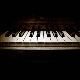 HD vintage music keyboard wallpaper