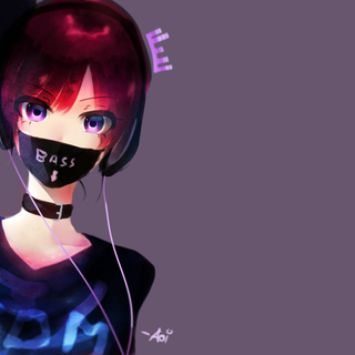 Anime mask wallpaper