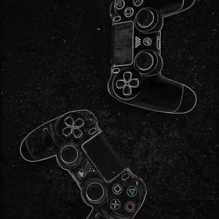 Black Ps4 aesthetic wallpaper