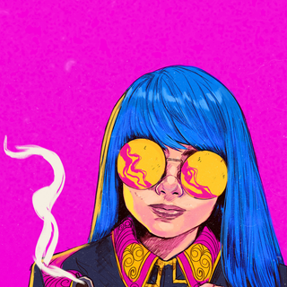 Aesthetic girl drawings wallpaper