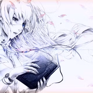 Anime sketch girl wallpaper