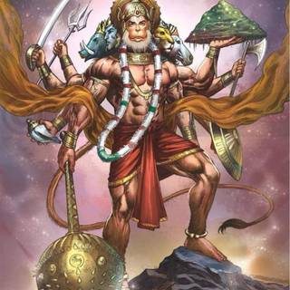 Dangerous Hanuman wallpaper