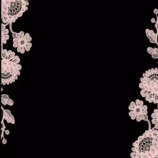 Floral black lace iPhone 4k wallpaper
