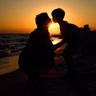 Cute mother and son wallpaper