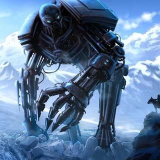 Robot anime warrior HD wallpaper